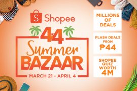 Shopee 4.4 Summer Bazaar April 2019