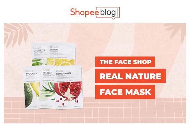 the face shop real nature face mask