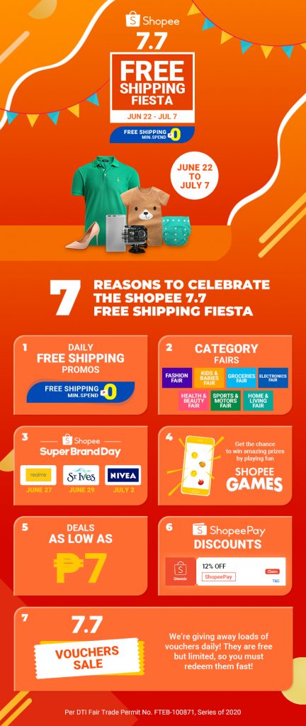 Shopee 5.5 Double Double Sale + Kids and Baby Day Voucher Inside