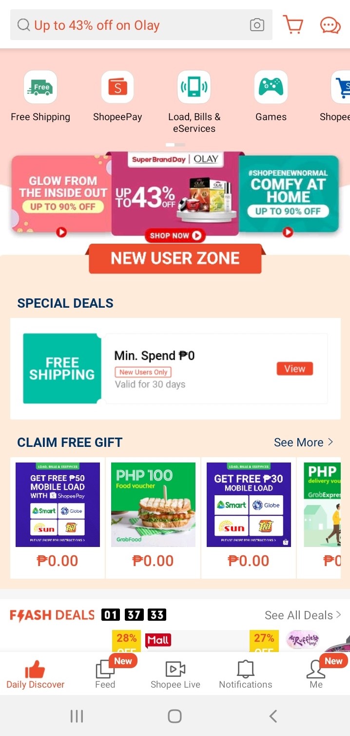 Shopee new customer promo hot sale code