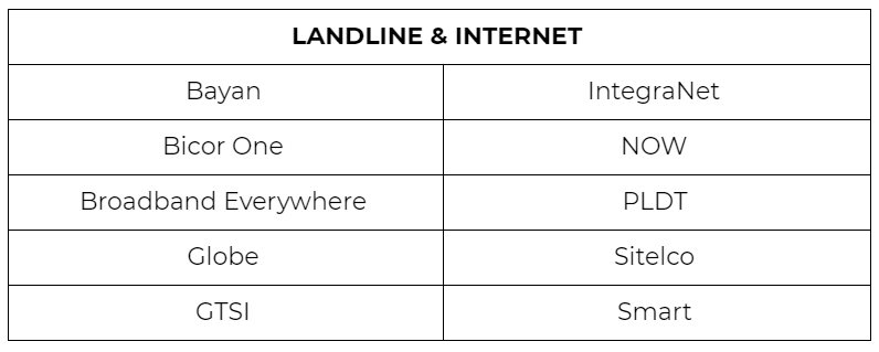 landline-internet bills payment