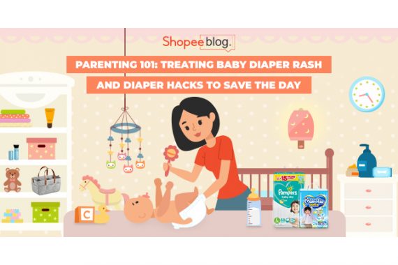 treating baby diaper rash and diaper hacks to save the day