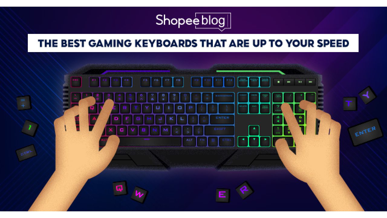 cyberpunk keyboard and mouse