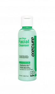 oxecure acne clear facial cleanser