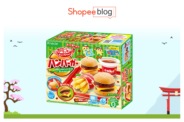 kracie popin cookin burger