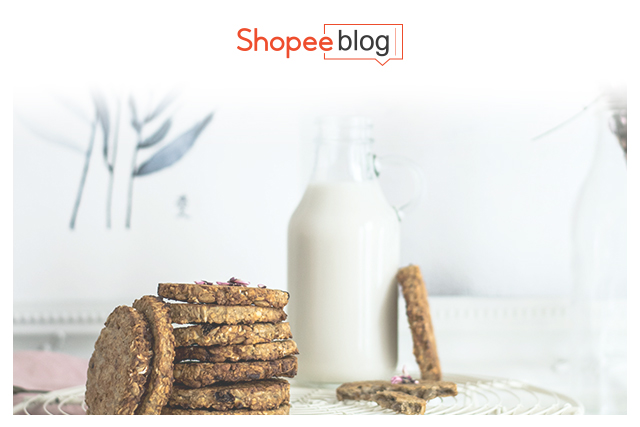 oat milk with cookies