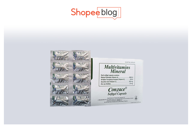 Conzace multivitamin tablets