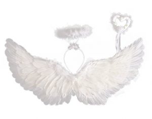 angel wings and halo