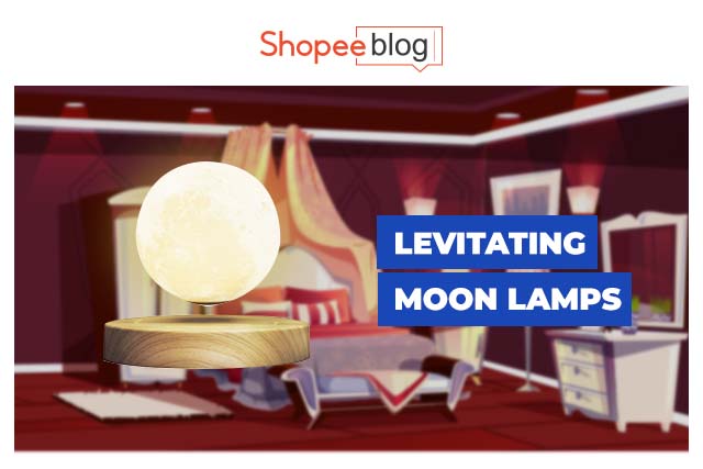 levitating moon lamp