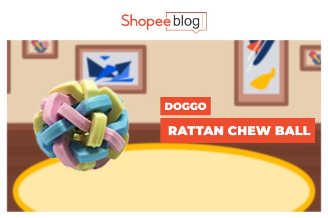 doggo rattan chew ball