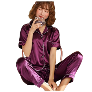 silk pajamas