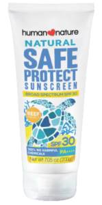 human nature safeprotect spf30 sunscreen