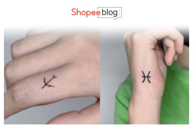 minimalist fake tattoos