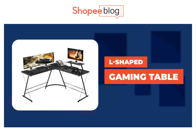 l-shaped gaming table