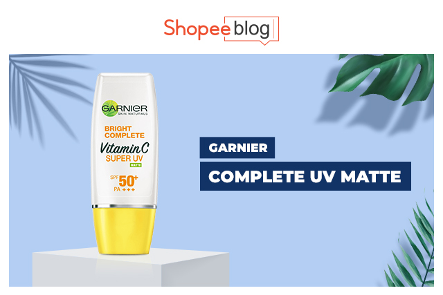 garnier complete uv matte sun screen