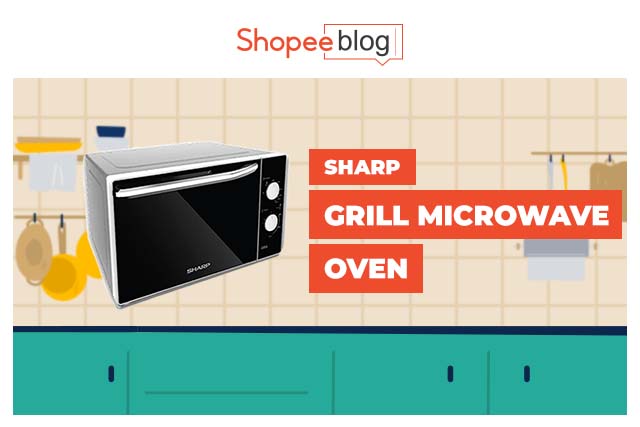 sharp grill microwave oven
