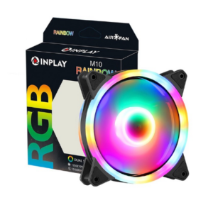 inplay m10 rainbow led cooling fan