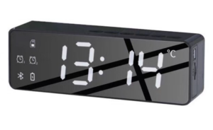 senda portable multifunction led mirror alarm clock
