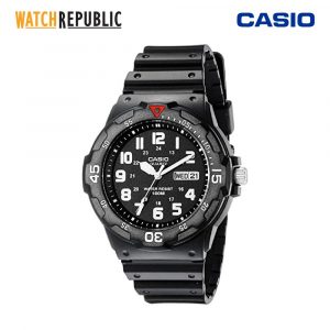 casio youth black resin