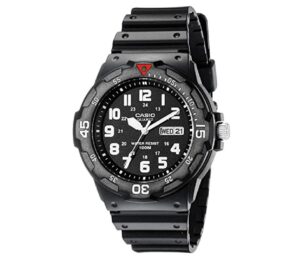 casio youth black resin