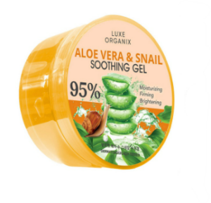 luxe organix snail and aloe soothing gel
