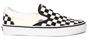 vans classic slip on black and white checker