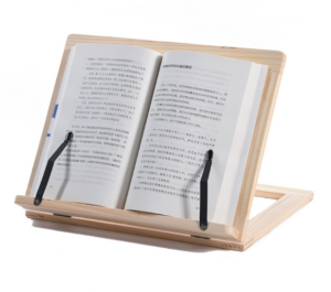 finelife wooden reading bookshelf stand