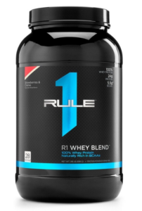 rule 1 r1 whey protein blend powder