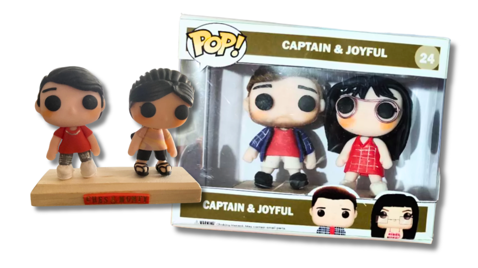 custom funko pop anniversary gift or custom figurine anniversary gift or gift for my partner