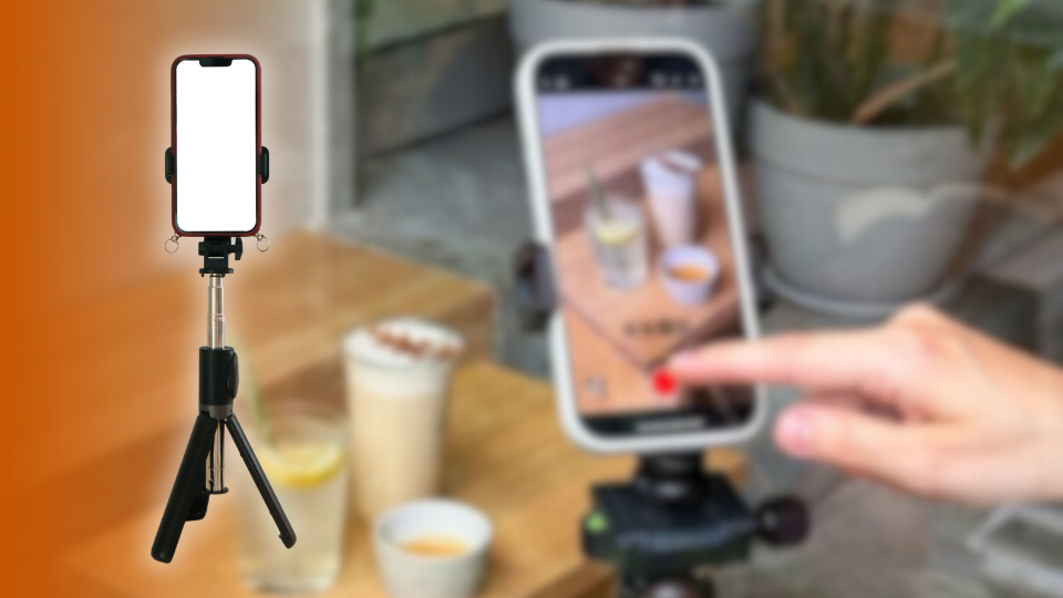 An image of a phone tripod