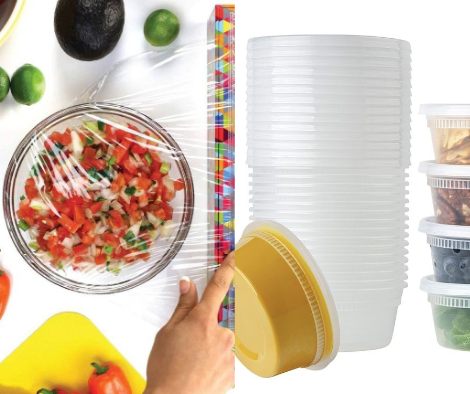 containers for party at home