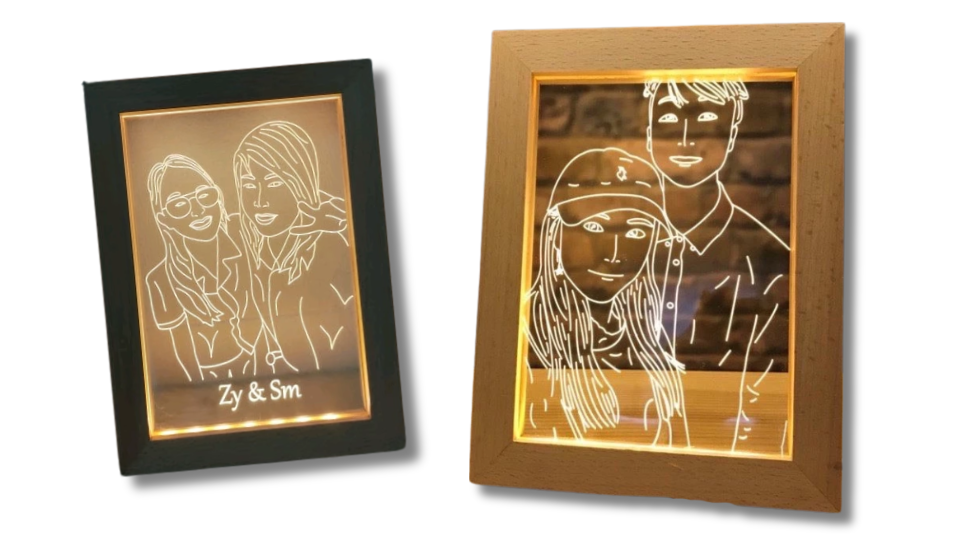 custom portrait anniversary gift or gift for my partner