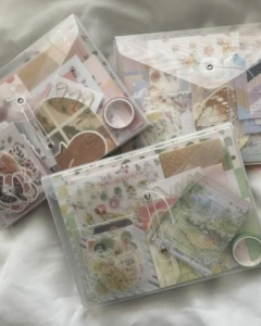 clear envelope for junk journal