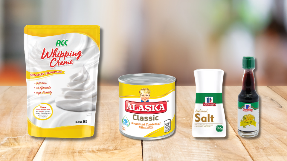 DIY ice cream ingredients