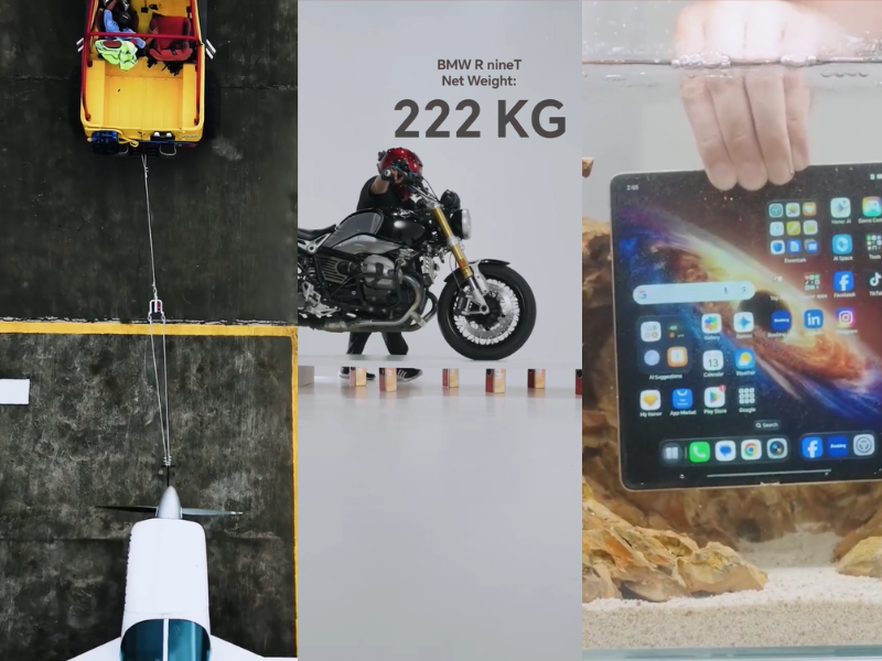 Durability ads for Magic V6, courtesy of HONOR Philippines