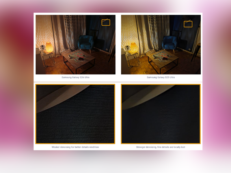 Photos from Samsung Galaxy S26 Ultra Camera test on DXOMark