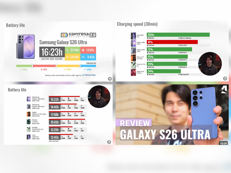 Samsung Galaxy S26 Ultra review: For your eyes only by GSMArena on Youtube